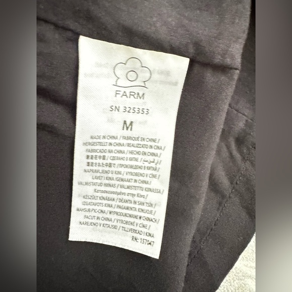 FARM Rio Blossom Tapestry Black Midi Dress Women Size S(MSRP$260 - Picture 14 of 16